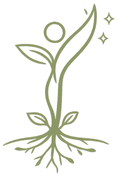 Glyphe Mois 3 — Plante enracinée et florissante : approche globale qui ancre tes nouvelles habitudes et ton autonomie